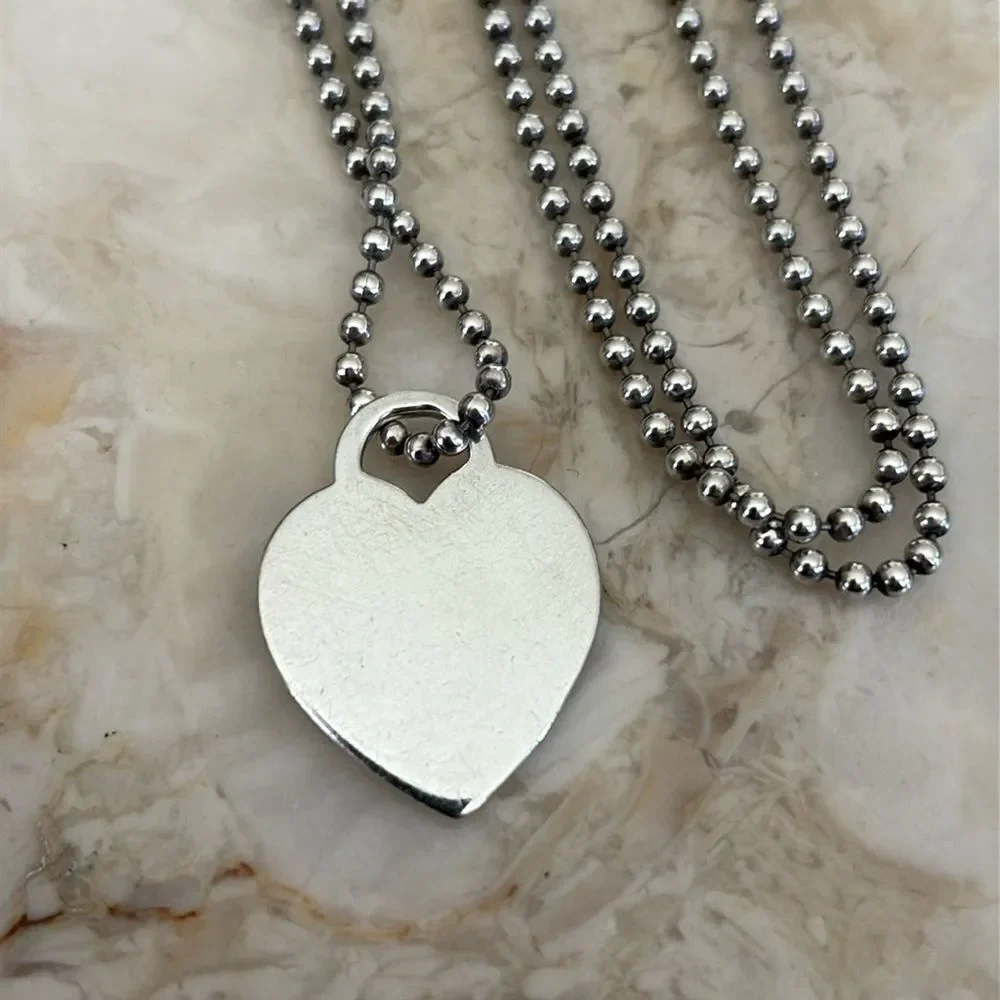 Tiffany & Co. Return to Tiffany Heart Tag Pendant 925 Sterling Silver ($901) - Picture 4 of 9